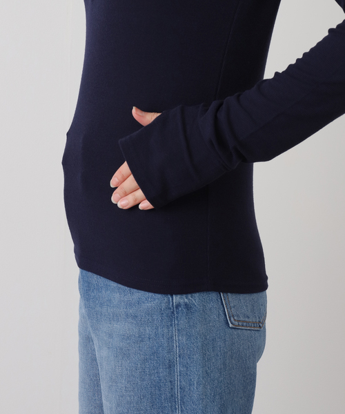 JOINT WORKS(ジョイントワークス)の「irojikake/イロジカケ EVERYDAY EVERYWHERE TOPS(Tシャツ/カットソー・レディース・ネイビー/グレー・SMALL)」の14枚目の写真