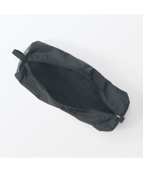 無印良品（ムジルシリョウヒン）の「ポリエステルたためる仕分けケース・筒形　Ｍ　約１１×１１×３８ｃｍ（トラベルグッズ・レディース・ブラック・M）」の3枚目の写真