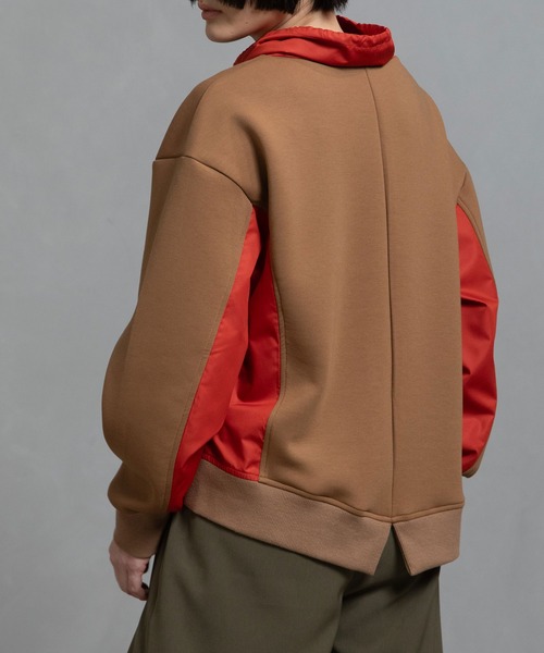 MARECHAL TERRE(マルシャルテル)の「ドッキングアシンメトリートップス(Tシャツ/カットソー・レディース・キャメル/カーキ/ブラック/ライトグレー・MEDIUM)」の6枚目の写真