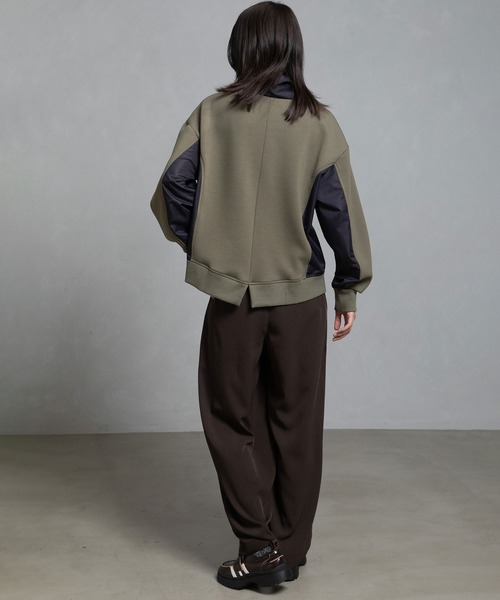 MARECHAL TERRE(マルシャルテル)の「ドッキングアシンメトリートップス(Tシャツ/カットソー・レディース・キャメル/カーキ/ブラック/ライトグレー・MEDIUM)」の12枚目の写真