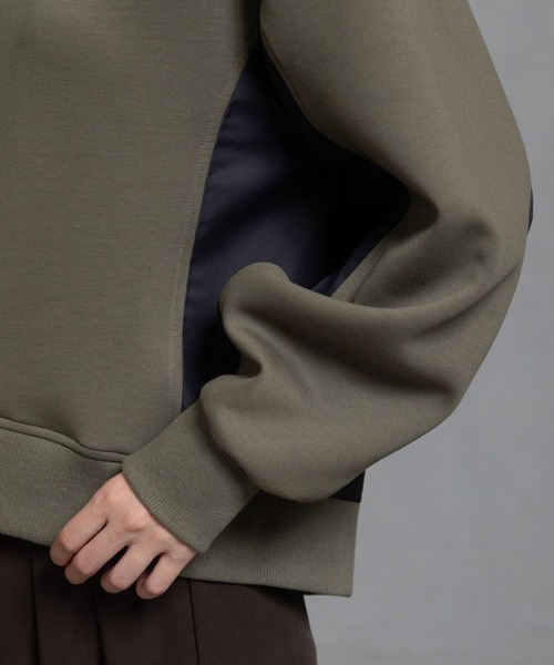 MARECHAL TERRE(マルシャルテル)の「ドッキングアシンメトリートップス(Tシャツ/カットソー・レディース・キャメル/カーキ/ブラック/ライトグレー・MEDIUM)」の16枚目の写真