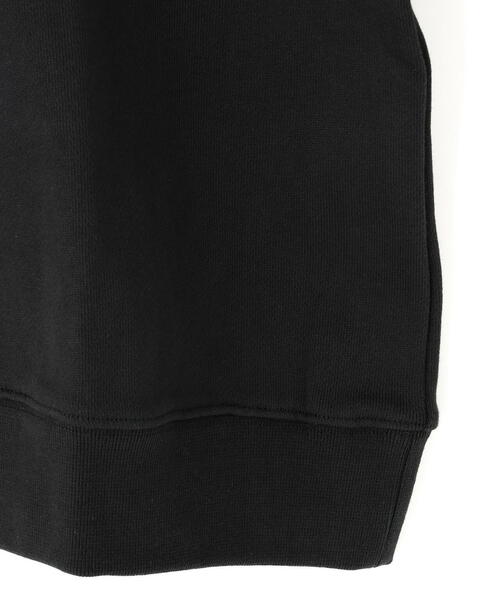 WHITELAND（ホワイトランド）の「WHITELAND/ホワイトランド/OVER SIZE CREW SWEAT（スウェット・レディース・ブラック/アイボリー・F）」の8枚目の写真