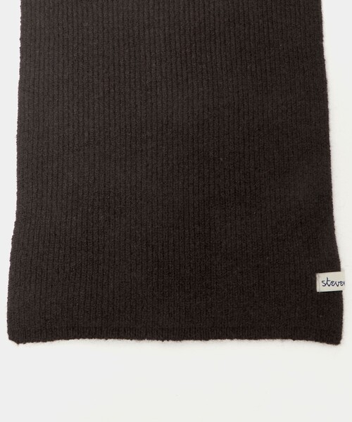 Steven Alan（スティーブンアラン）の「＜Steven Alan＞ ウール マフラー（マフラー・メンズ・ブラック/ダークブラウン・FREE）」の3枚目の写真
