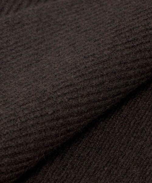 Steven Alan（スティーブンアラン）の「＜Steven Alan＞ ウール マフラー（マフラー・メンズ・ブラック/ダークブラウン・FREE）」の4枚目の写真