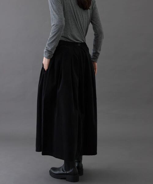 FORK&SPOON（フォークアンドスプーン）の「FORK&SPOON　コーデュロイスカート（スカート・レディース・ブラウン/アイボリー/チャコールグレー・1/2）」の16枚目の写真