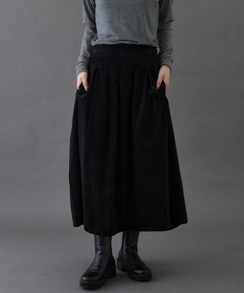 FORK&SPOON（フォークアンドスプーン）の「FORK&SPOON　コーデュロイスカート（スカート・レディース・ブラウン/アイボリー/チャコールグレー・1/2）」の13枚目の写真