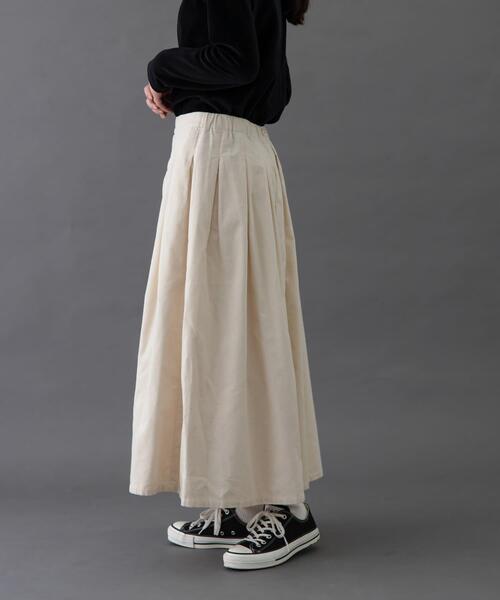 FORK&SPOON（フォークアンドスプーン）の「FORK&SPOON　コーデュロイスカート（スカート・レディース・ブラウン/アイボリー/チャコールグレー・1/2）」の19枚目の写真