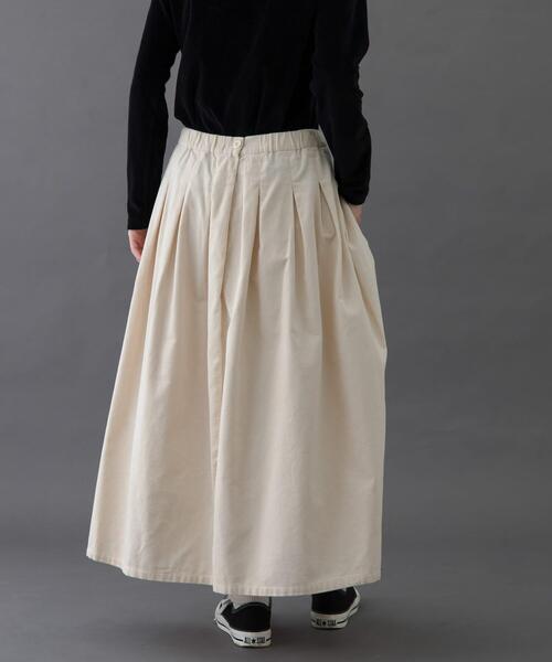 FORK&SPOON（フォークアンドスプーン）の「FORK&SPOON　コーデュロイスカート（スカート・レディース・ブラウン/アイボリー/チャコールグレー・1/2）」の18枚目の写真