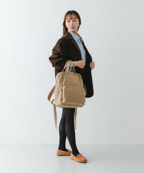 RODE SKO(ロデスコ)の「10ポケット撥水リュック(バックパック/リュック・レディース・ブラック/グレー系その他・ONE)」の19枚目の写真