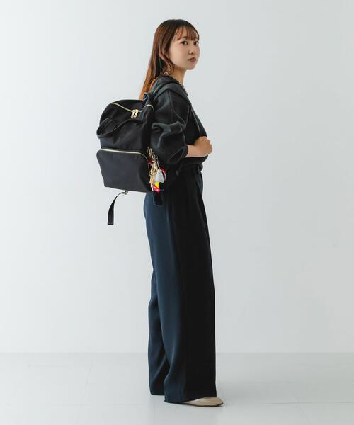 RODE SKO(ロデスコ)の「10ポケット撥水リュック(バックパック/リュック・レディース・ブラック/グレー系その他・ONE)」の15枚目の写真