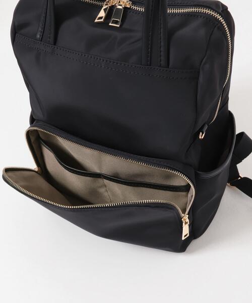 RODE SKO(ロデスコ)の「10ポケット撥水リュック(バックパック/リュック・レディース・ブラック/グレー系その他・ONE)」の6枚目の写真