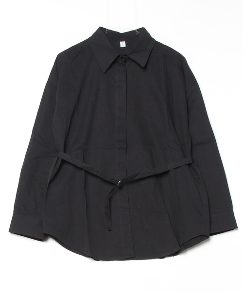 NUJOH（ヌゾ）の「Essential Oversized Shirt / エッセンシャルオーバーサイズシャツ（シャツ/ブラウス・レディース・ブルー/ブラック/ホワイト・FREE）」の4枚目の写真