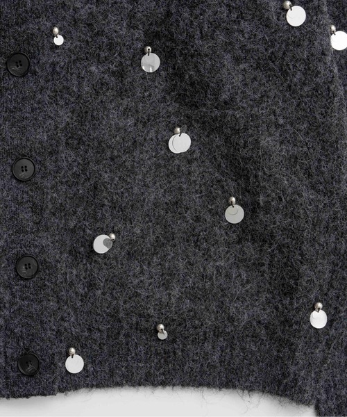 MAISON SPECIAL（メゾンスペシャル）の「Spangle Knit Cardigan / スパングルニットカーディガン（カーディガン/ボレロ・レディース・ブルー/グレー/ブラウン・FREE）」の10枚目の写真
