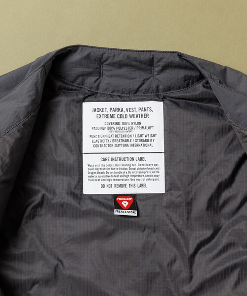 トップス HIGH LOFT JACKET PRIMALOFT LINER VEST セール】HIGH LOFT JACKET PRIMALOFT LINER VEST/ハイロフト