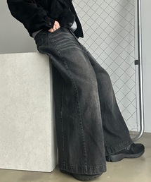 UNDERSTATEMENTs | 【ユニセックス】ヴィンテージブラストワイドデニムパンツ(デニムパンツ)