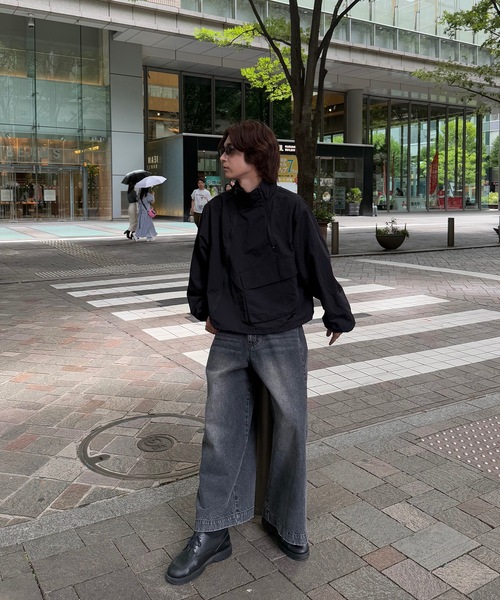 UNDERSTATEMENTs（アンダーステイトメント）の「【ユニセックス】ヴィンテージブラストワイドデニムパンツ（デニムパンツ・メンズ・ブルー/ブラック・SMALL/LARGE/MEDIUM）」の11枚目の写真