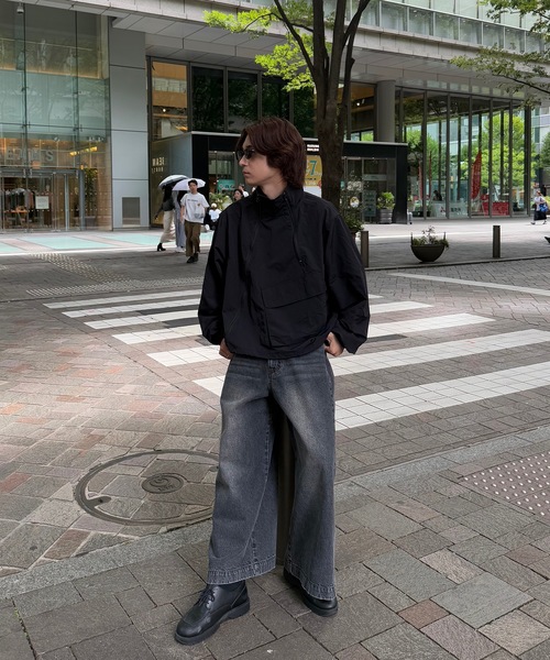 UNDERSTATEMENTs（アンダーステイトメント）の「【ユニセックス】ヴィンテージブラストワイドデニムパンツ（デニムパンツ・メンズ・ブルー/ブラック・SMALL/LARGE/MEDIUM）」の12枚目の写真