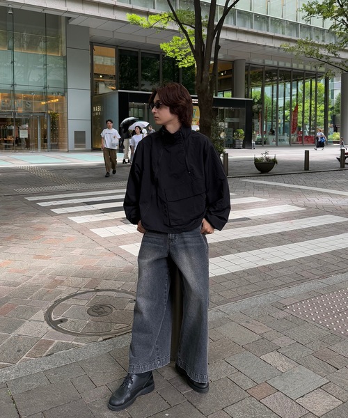 UNDERSTATEMENTs（アンダーステイトメント）の「【ユニセックス】ヴィンテージブラストワイドデニムパンツ（デニムパンツ・メンズ・ブルー/ブラック・SMALL/LARGE/MEDIUM）」の13枚目の写真