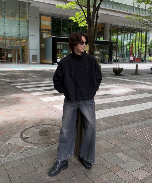 UNDERSTATEMENTs（アンダーステイトメント）の「【ユニセックス】ヴィンテージブラストワイドデニムパンツ（デニムパンツ・メンズ・ブルー/ブラック・SMALL/LARGE/MEDIUM）」の15枚目の写真