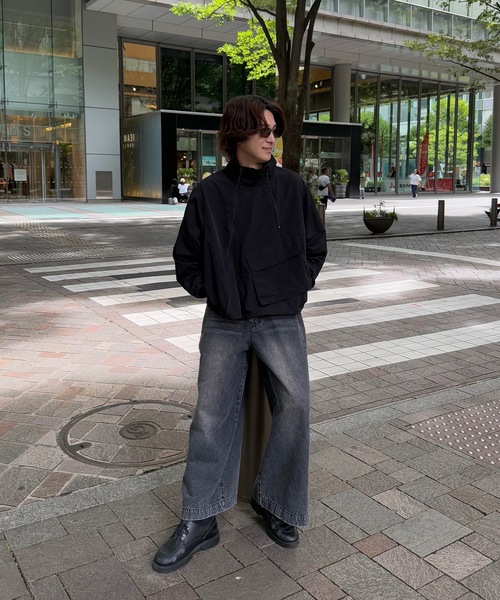 UNDERSTATEMENTs（アンダーステイトメント）の「【ユニセックス】ヴィンテージブラストワイドデニムパンツ（デニムパンツ・メンズ・ブルー/ブラック・SMALL/LARGE/MEDIUM）」の16枚目の写真