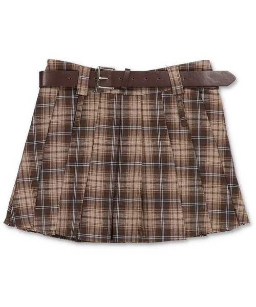 SPINNS(スピンズ)の「甘すぎないが正解◎トラッド映えチェックミニスカ(スカート・レディース・ブラウン/グレー・ONESIZE)」の13枚目の写真