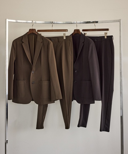 JUN STANDARD PICKS（ジュンスタンダードピックス）の「ウェルブリージングスラックス/セットアップ対応/軽量（スラックス・メンズ・カーキ/ブラック・LL/L/M/S）」の4枚目の写真