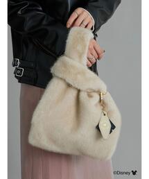 Te chichi | 【Disney】ミッキー/チャーム付きファーバッグ(ハンドバッグ)