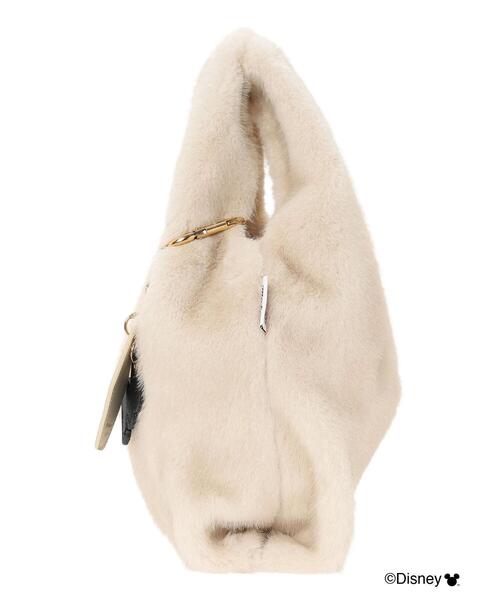 Te chichi（テチチ）の「【Disney】ミッキー/チャーム付きファーバッグ（ハンドバッグ・レディース・ブラウン/オフホワイト・F）」の10枚目の写真