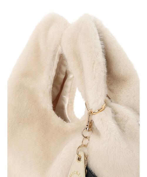 Te chichi（テチチ）の「【Disney】ミッキー/チャーム付きファーバッグ（ハンドバッグ・レディース・ブラウン/オフホワイト・F）」の11枚目の写真