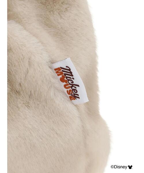 Te chichi（テチチ）の「【Disney】ミッキー/チャーム付きファーバッグ（ハンドバッグ・レディース・ブラウン/オフホワイト・F）」の12枚目の写真