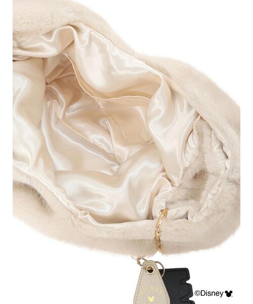 Te chichi（テチチ）の「【Disney】ミッキー/チャーム付きファーバッグ（ハンドバッグ・レディース・ブラウン/オフホワイト・F）」の13枚目の写真