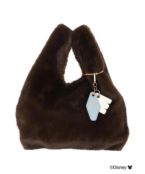 Te chichi（テチチ）の「【Disney】ミッキー/チャーム付きファーバッグ（ハンドバッグ・レディース・ブラウン/オフホワイト・F）」の17枚目の写真