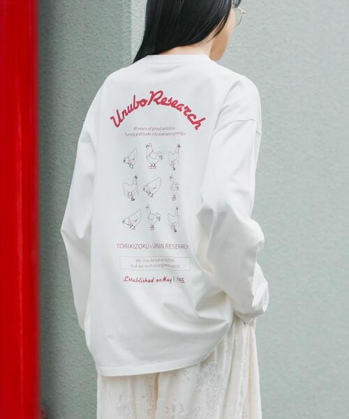 URBAN RESEARCH（アーバンリサーチ）の「鳥貴族×UR　UnuboResearch LONG-SLEEVE T-SHIRTS A（Tシャツ/カットソー・メンズ・チャコールグレー/ブラック/モカ/オートミール/ホワイト・X-LARGE/LARGE/MEDIUM）」の2枚目の写真