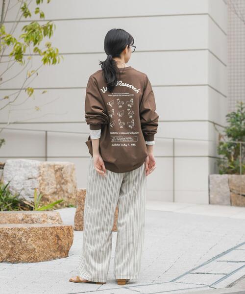 URBAN RESEARCH（アーバンリサーチ）の「鳥貴族×UR　UnuboResearch LONG-SLEEVE T-SHIRTS A（Tシャツ/カットソー・メンズ・チャコールグレー/ブラック/モカ/オートミール/ホワイト・X-LARGE/LARGE/MEDIUM）」の21枚目の写真