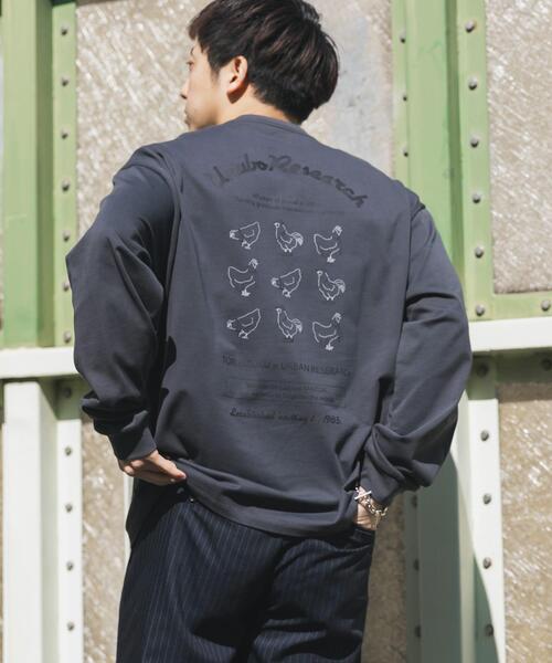 URBAN RESEARCH（アーバンリサーチ）の「鳥貴族×UR　UnuboResearch LONG-SLEEVE T-SHIRTS A（Tシャツ/カットソー・メンズ・チャコールグレー/ブラック/モカ/オートミール/ホワイト・X-LARGE/LARGE/MEDIUM）」の17枚目の写真