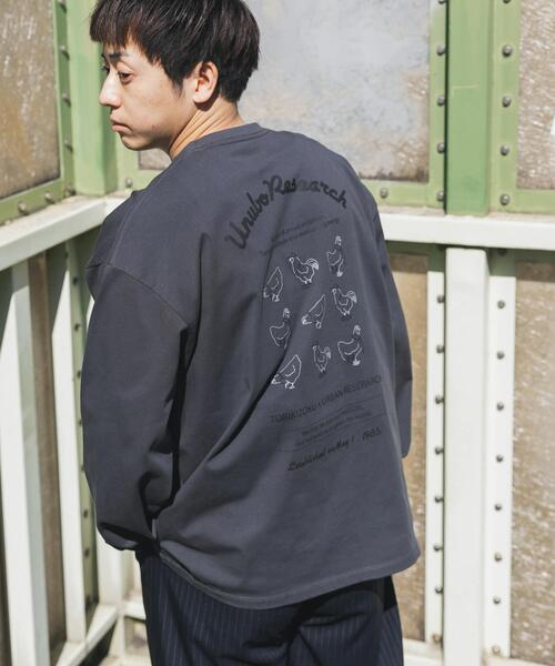 URBAN RESEARCH（アーバンリサーチ）の「鳥貴族×UR　UnuboResearch LONG-SLEEVE T-SHIRTS A（Tシャツ/カットソー・メンズ・チャコールグレー/ブラック/モカ/オートミール/ホワイト・X-LARGE/LARGE/MEDIUM）」の21枚目の写真