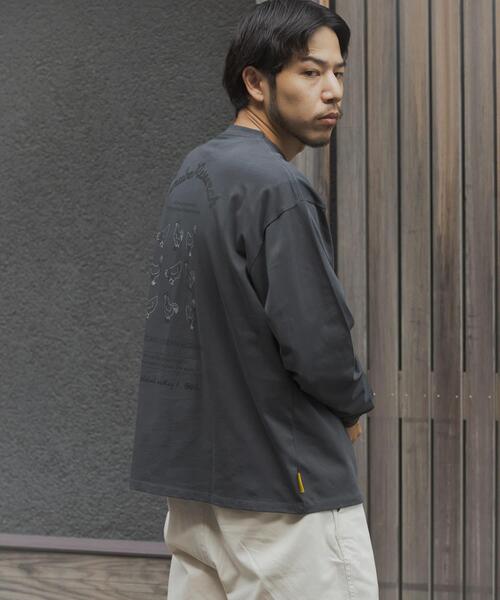 URBAN RESEARCH(アーバンリサーチ)の「鳥貴族×UR UnuboResearch LONG-SLEEVE T-SHIRTS A(Tシャツ/カットソー・メンズ・チャコールグレー/ブラック/モカ/オートミール/ホワイト・X-LARGE/LARGE/MEDIUM)」の10枚目の写真