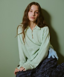 SEV 緑色 セーター SEV 緑色 セーター