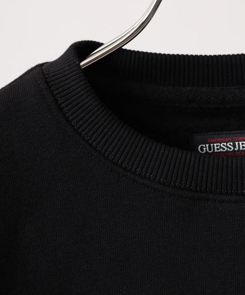 GUESS JEANS(ゲスジーンズ)の「GUESS JEANS GJ CN REG LOGO EMB SWEAT ゲス スウェット 長袖 ロゴ(スウェット・レディース・グレー/ブラック・M/S/XS)」の8枚目の写真