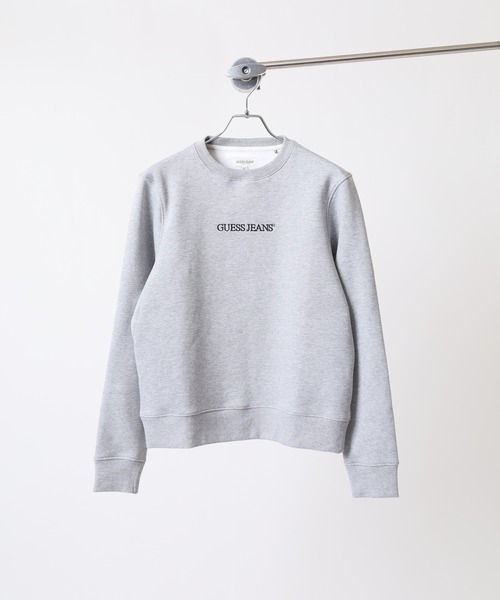 GUESS JEANS(ゲスジーンズ)の「GUESS JEANS GJ CN REG LOGO EMB SWEAT ゲス スウェット 長袖 ロゴ(スウェット・レディース・グレー/ブラック・M/S/XS)」の15枚目の写真