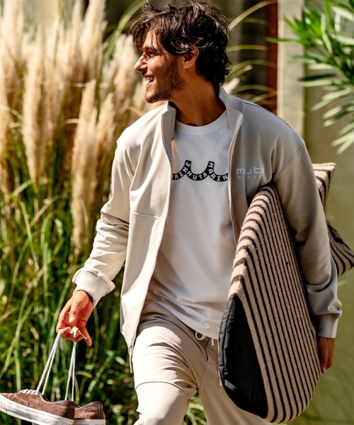 muta marine（ムータ・マリン）の「muta MARINE/ムータ マリン/別注ヒートパフォーマプラス ZIPブルゾン（ブルゾン・メンズ・ブラック/グレー・5/6/7/8）」の13枚目の写真