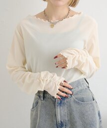 w closet | ベロアメロウトップス(Tシャツ/カットソー)