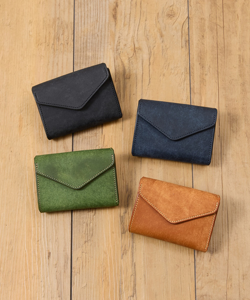 cramp（クランプ）の「Cramp クランプ / イタリアンプエブロレザーギャルソンコンパクトウォレット 日本製 革財布 / Cr-170PB（財布・メンズ・ブラック/オリーブ/キャメル/ネイビー・FREE）」の5枚目の写真