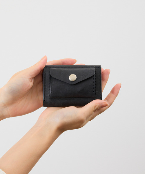 cramp（クランプ）の「Cramp クランプ / イタリアンプエブロレザーギャルソンコンパクトウォレット 日本製 革財布 / Cr-170PB（財布・メンズ・ブラック/オリーブ/キャメル/ネイビー・FREE）」の8枚目の写真