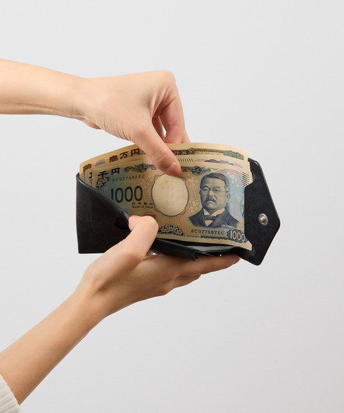 cramp（クランプ）の「Cramp クランプ / イタリアンプエブロレザーギャルソンコンパクトウォレット 日本製 革財布 / Cr-170PB（財布・メンズ・ブラック/オリーブ/キャメル/ネイビー・FREE）」の14枚目の写真