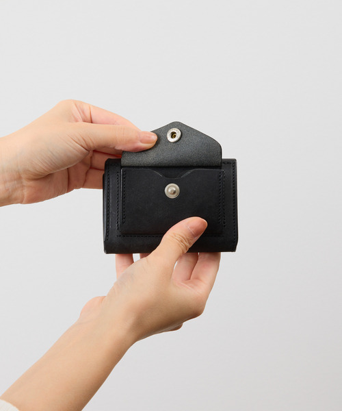 cramp（クランプ）の「Cramp クランプ / イタリアンプエブロレザーギャルソンコンパクトウォレット 日本製 革財布 / Cr-170PB（財布・メンズ・ブラック/オリーブ/キャメル/ネイビー・FREE）」の15枚目の写真