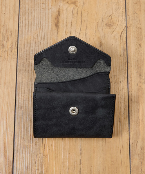 cramp（クランプ）の「Cramp クランプ / イタリアンプエブロレザーギャルソンコンパクトウォレット 日本製 革財布 / Cr-170PB（財布・メンズ・ブラック/オリーブ/キャメル/ネイビー・FREE）」の20枚目の写真