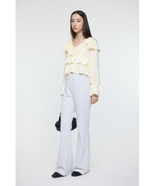 MOUSSY(マウジー)の「PETAL ブラウス(シャツ/ブラウス・レディース・ブラック/アイボリー/オレンジ系その他・FREE)」の8枚目の写真