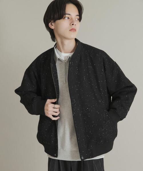 セール】ウールタッチネップブルゾン（ブルゾン）｜SENSE OF PLACE by