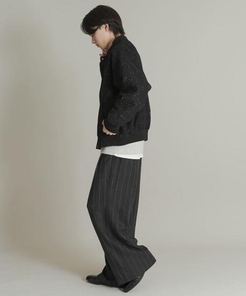 SENSE OF PLACE by URBAN RESEARCH（センスオブプレイスバイアーバンリサーチ）の「ウールタッチネップブルゾン（ブルゾン・メンズ・ブラック/ブラウン・MEDIUM/LARGE）」の9枚目の写真